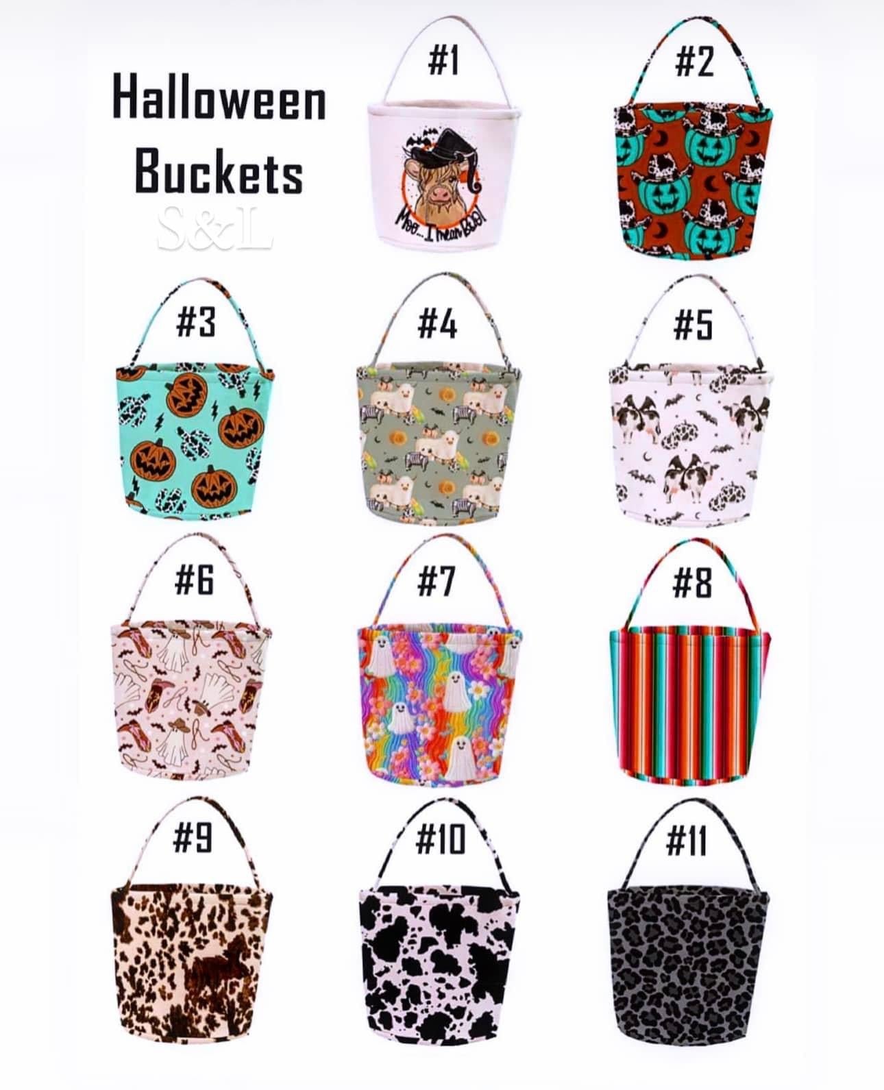 Halloween bucket preorder (will arrive early October)
