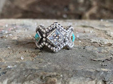 Faux turquoise ring
