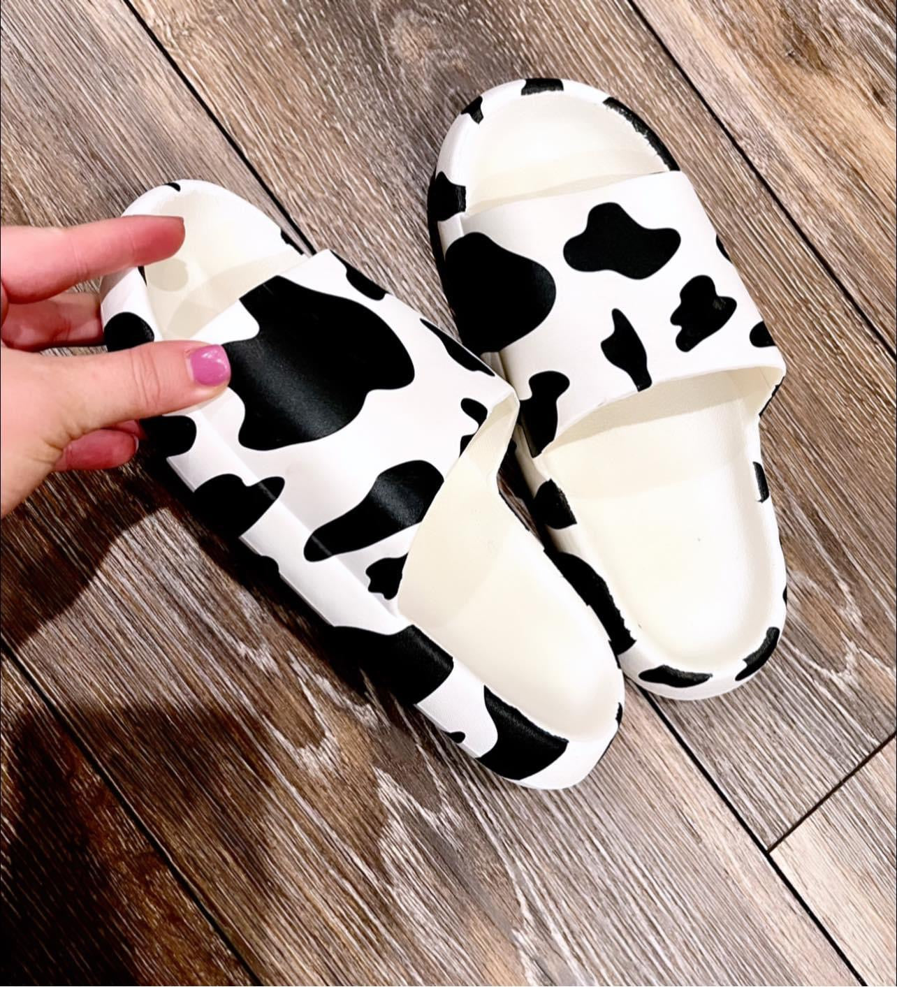 Cow slides *small imperfections sale*