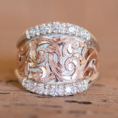 Faux western ring