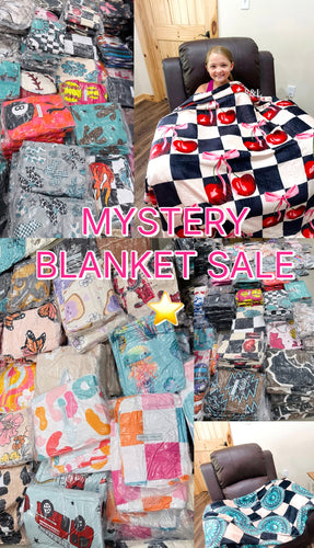 adult blankets (50x60”) double sided *