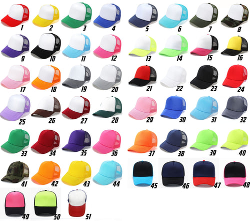 Trucker hat preorder (will arrive mid July) please leave order details in the note to sellers box