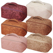 Tooled Floral PU Leather Make Up Bags *Ready to ship*