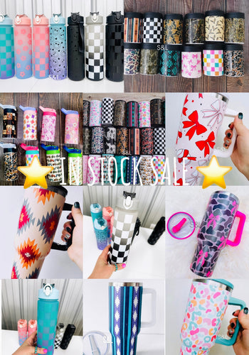 Extra 40oz cups * & water bottles