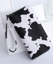 Cow print wallets