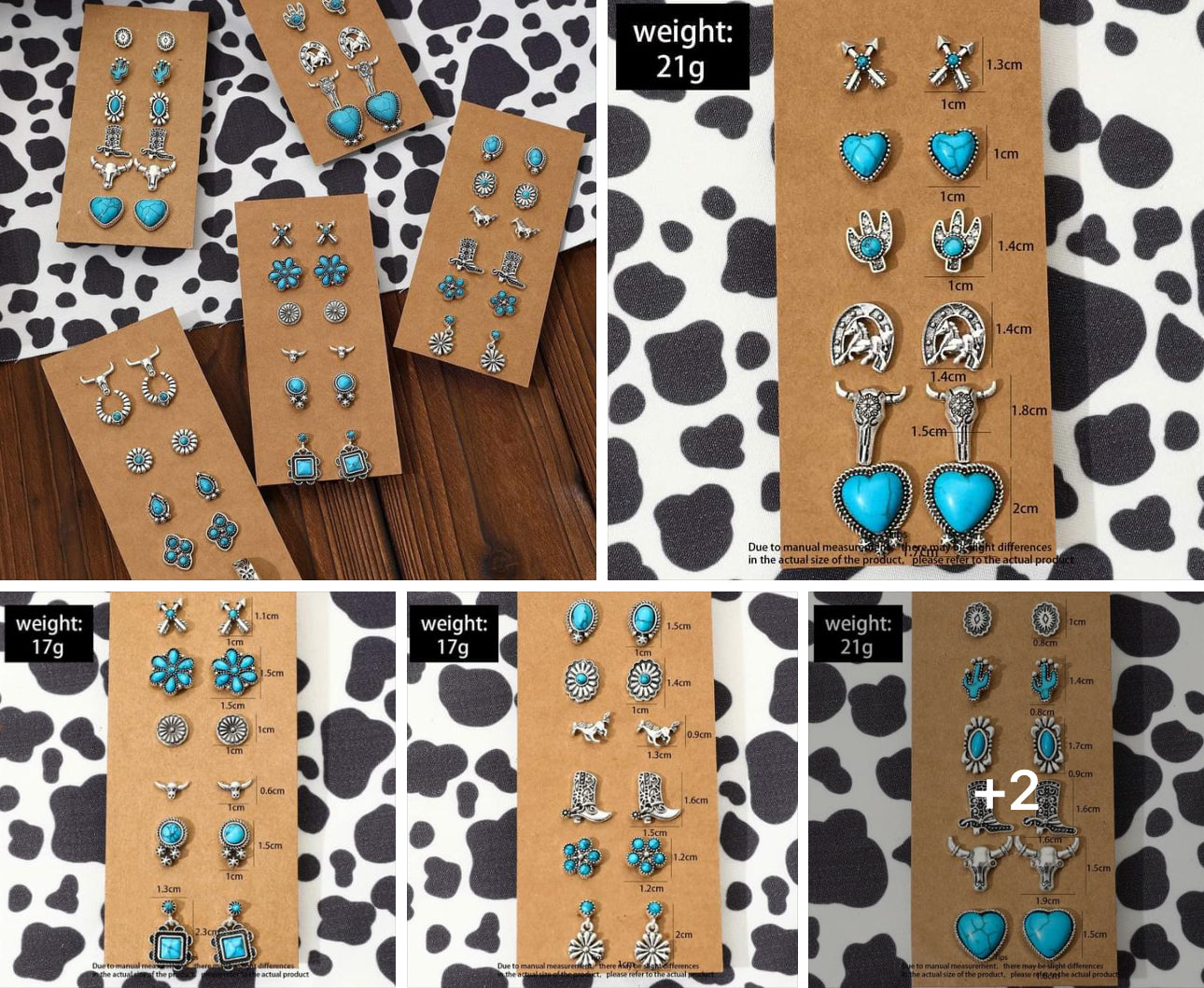 Faux earring sets (will arrive mid july) sent randomly*