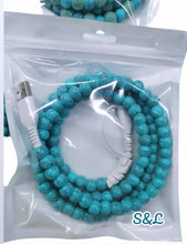 Turquoise dream beaded chargers *new designs*