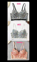 Rhinestone bras set (36B) set of three *
