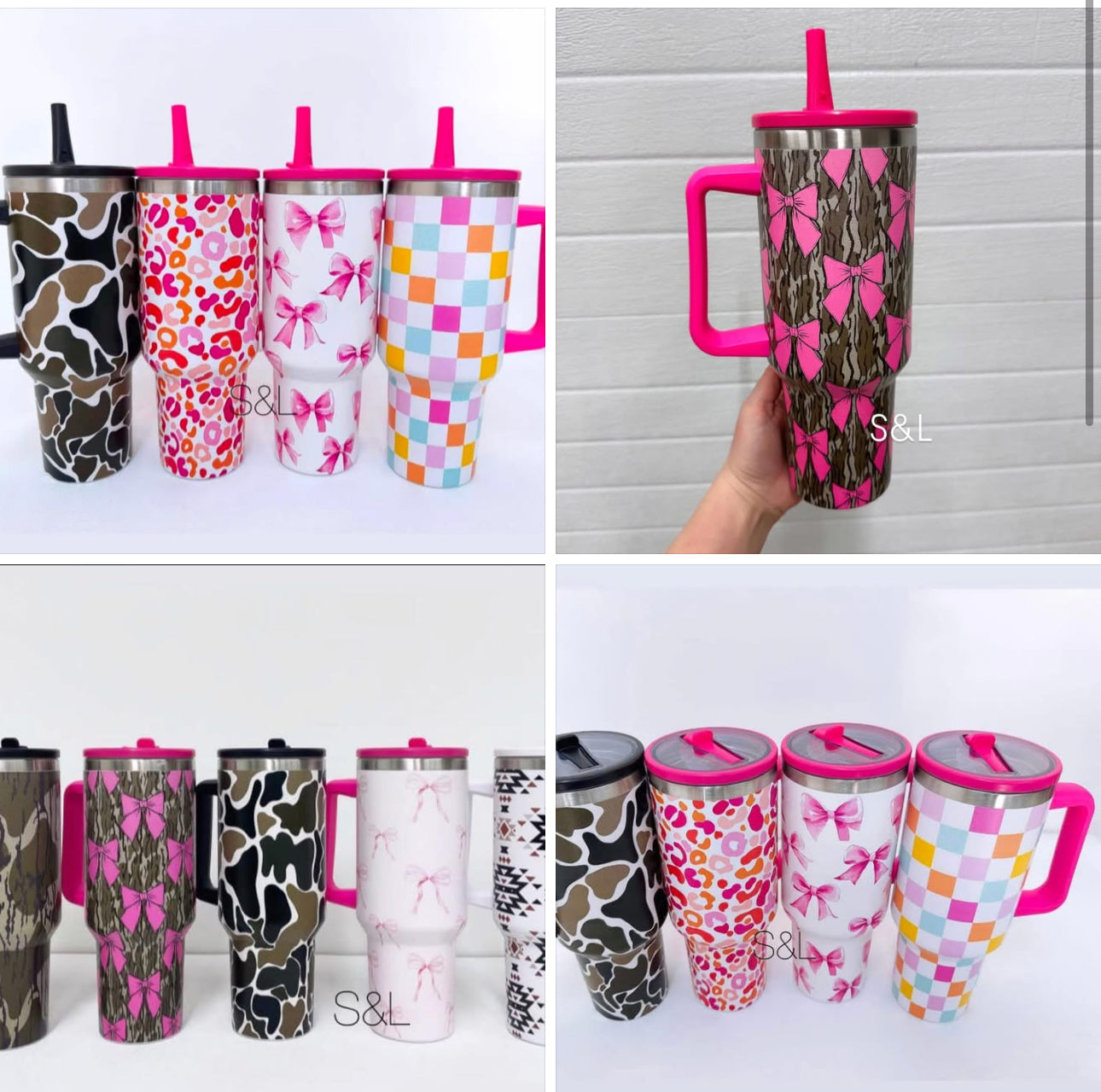 Preorder 40oz tumbler reorder* end of February arrival