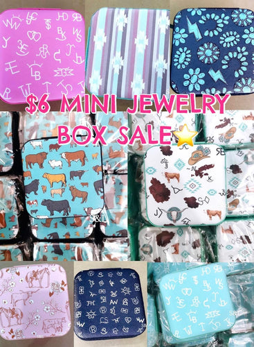 Mini jewelry boxes (early Jan)