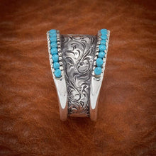 Turquoise faux ring