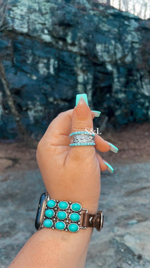 Turquoise faux ring *preorder will arrive early April