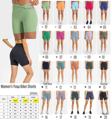6” yoga biker shorts *extended sizes* preorder will arrive early April