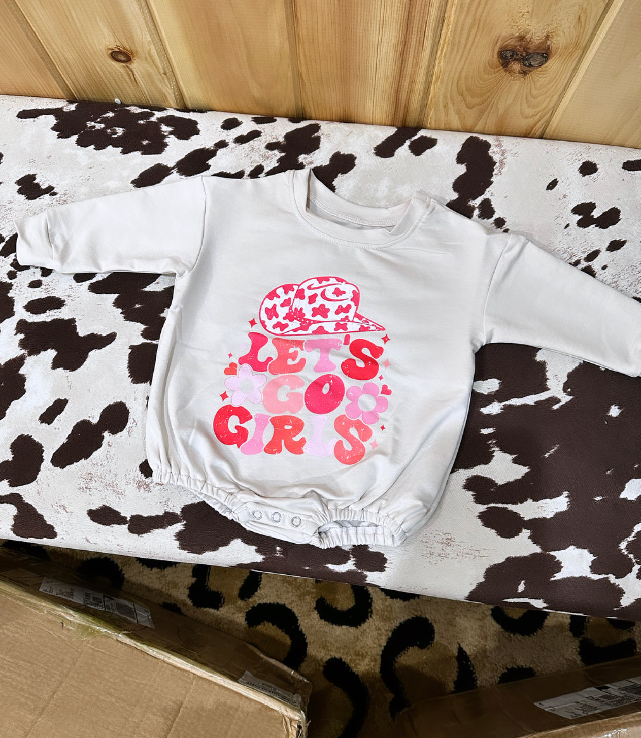 Let’s go girls onesie * ready to ship*