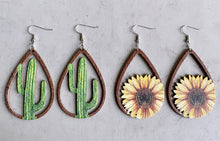 Wood earrings (will ship early/mid March)