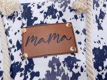 Mama patch canvas tote bags