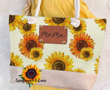 Mama patch canvas tote bags