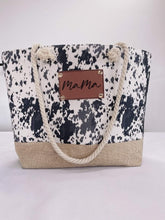 Mama patch canvas tote bags