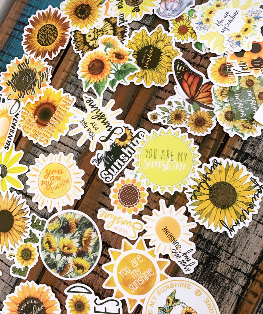Sunflower stickers